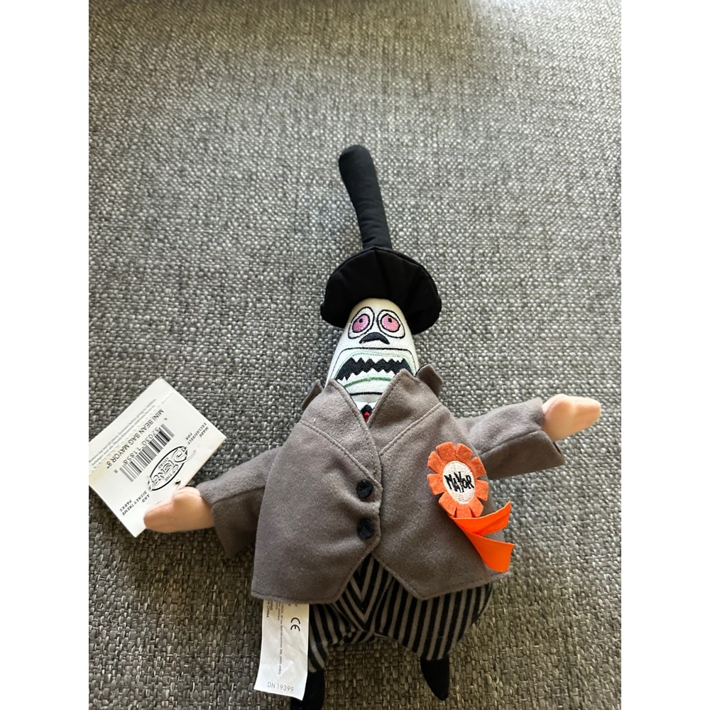 Disney Store Nightmare Before Christmas Mayor Mini Bean Bag Plush 12 inch NWT EC